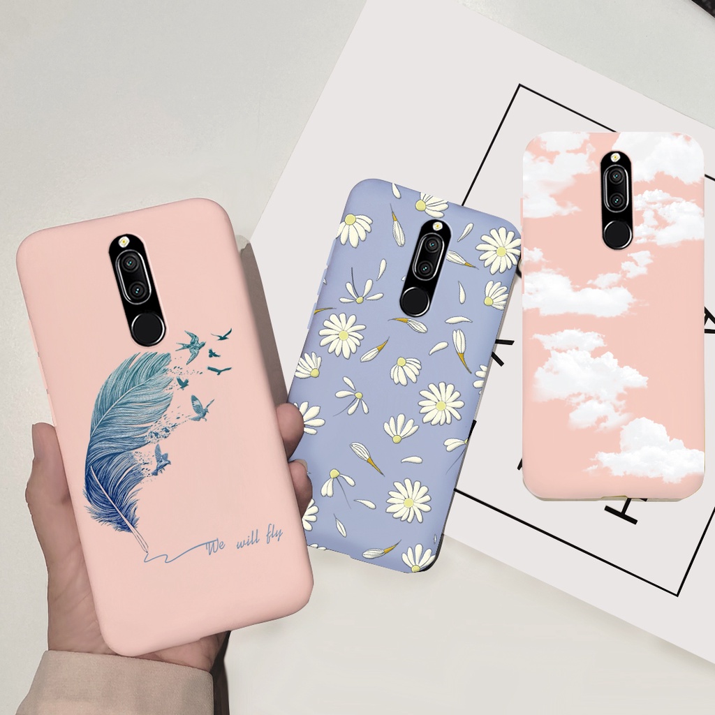 Ốp điện thoại TPU mềm họa tiết hoa hoạt hình dễ thương cho Huawei Nova 2i Huawei Mate 10 Lie Rne-L21 / L22 / L23