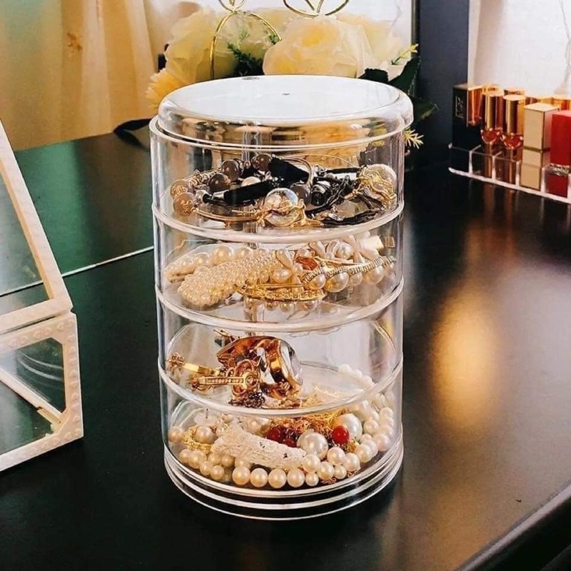 Hộp đựng đồ trang sức tròn