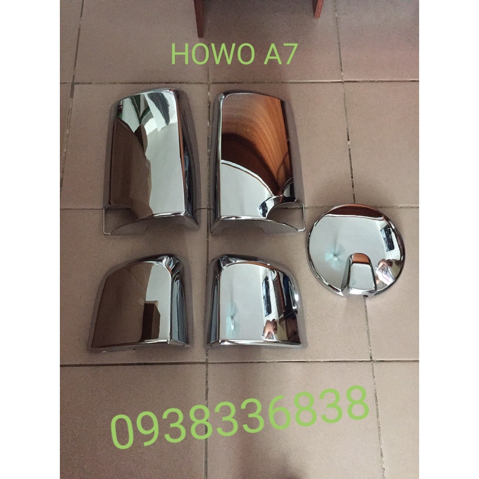 Ốp gương xe tải mạ crom cao cấp