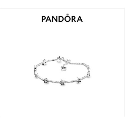 Pan Vòng Tay Mạ Bạc 925 Họa Tiết Bầu Trời Sao Lấp Lánh Thời Trang Cho Cặp Đôi dora