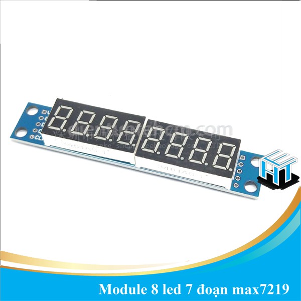 Module 8 led 7 đoạn max7219,Led 7 đoạn được điều khiển chung bởi IC 74HC595