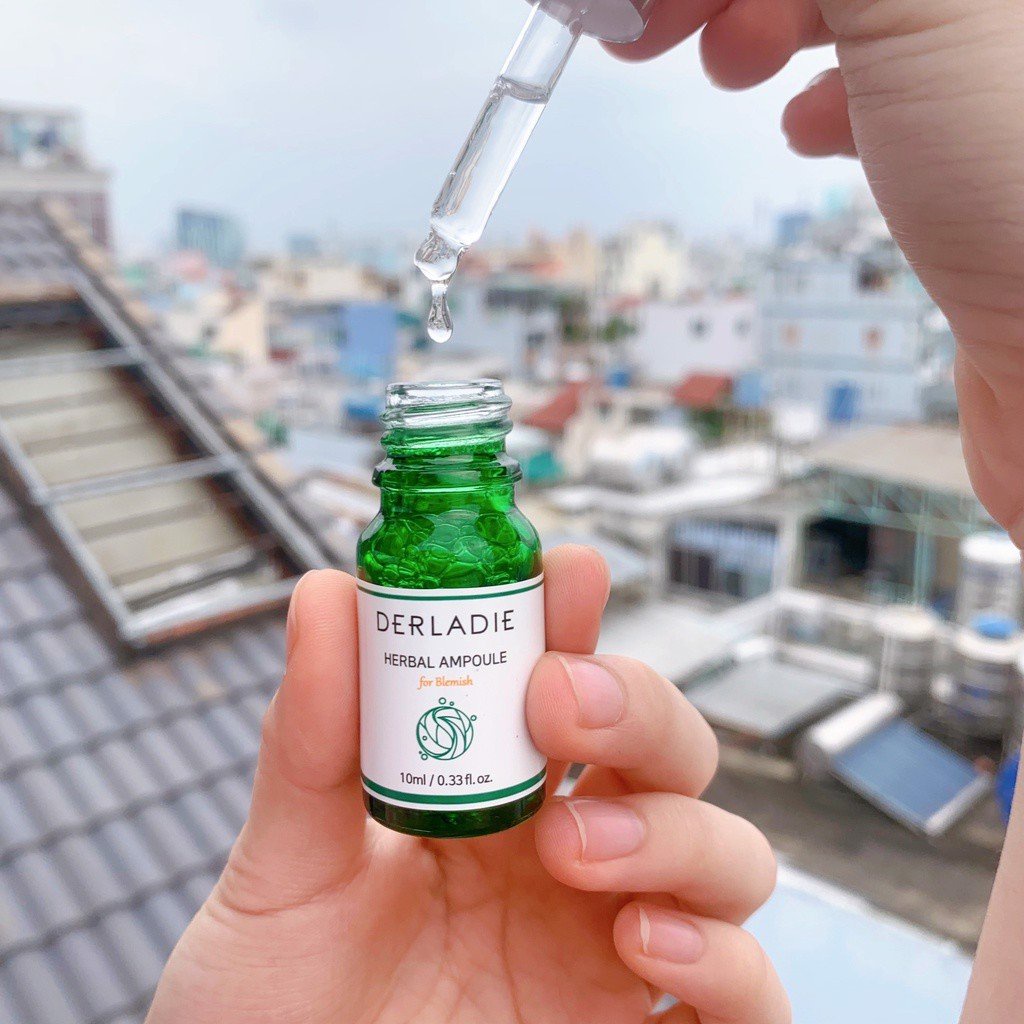 Chấm Mụn Tràm Trà Derladie Herbal Ampoule For Blemish 10ml