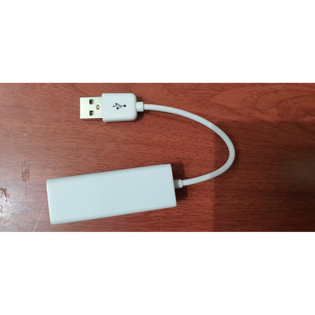 Cáp chuyển USB to LAN RJ45, USB Ethernet Adapter cổng lan thay thế cho máy tính laptop rất tiện lợi .