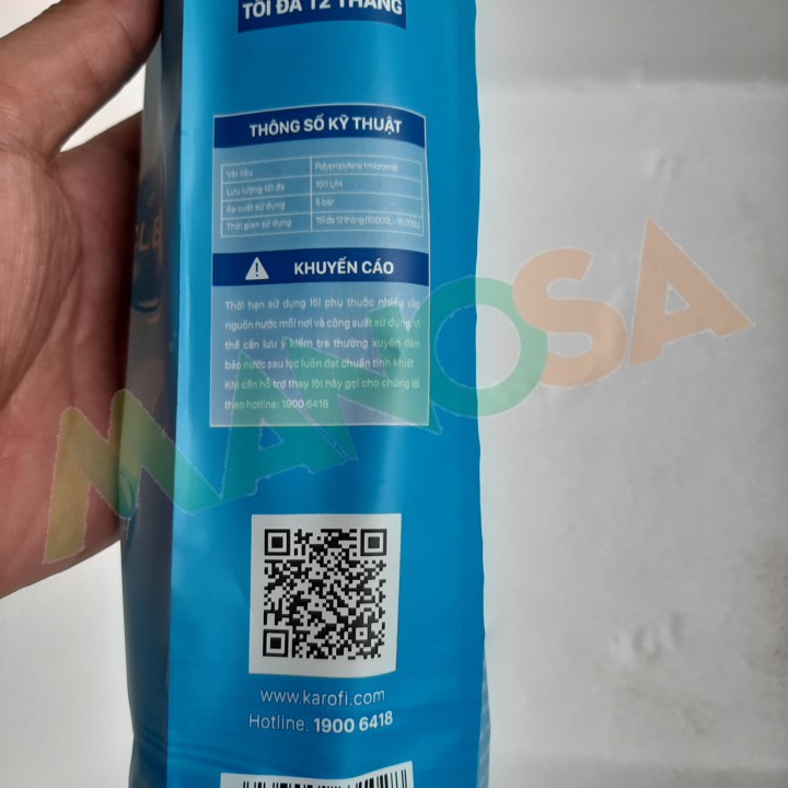 lõi số 3 karofi - smax duo 3 - PP 1Mcr - vi lọc đa điểm [Chính hãng] | BigBuy360 - bigbuy360.vn
