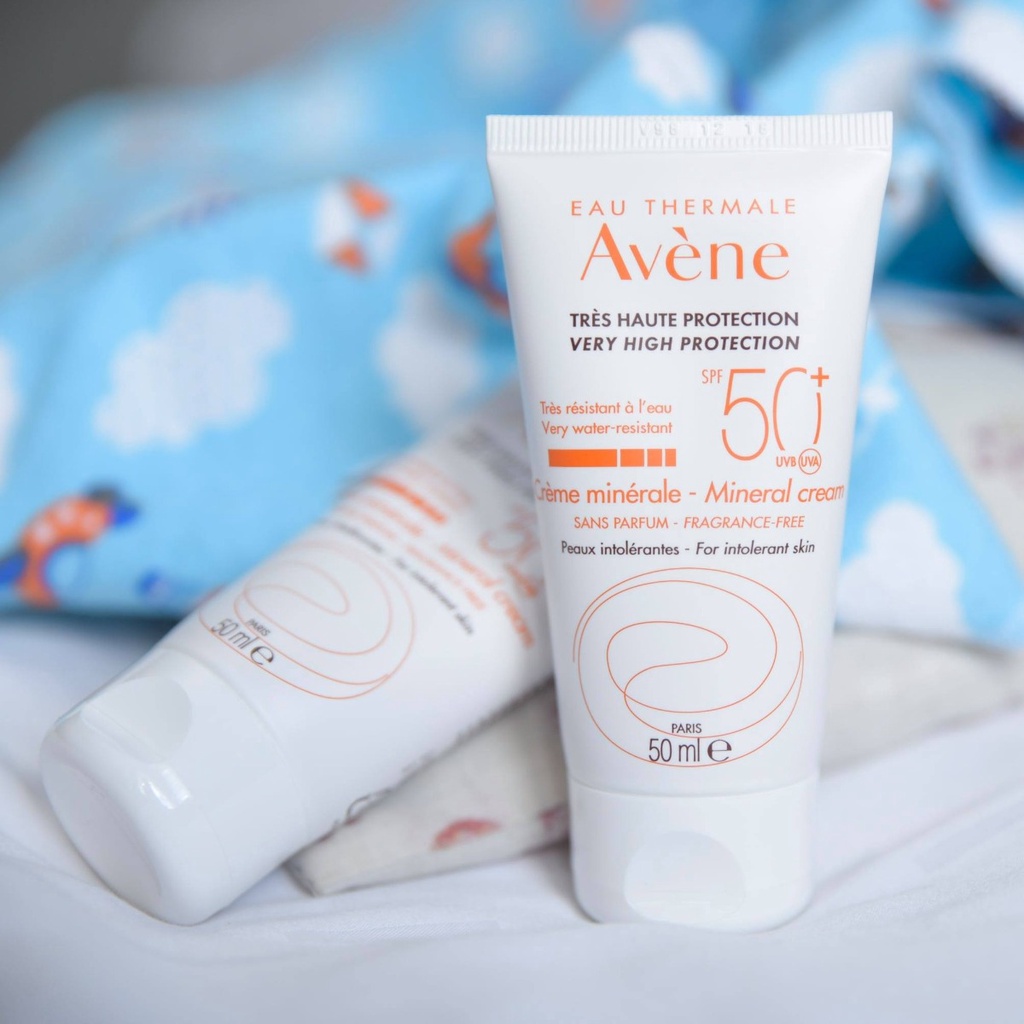 [TEM CTY] AVÈNE Very High Protection Mineral Lotion SPF50+ 100mL - Kem Chống Nắng Dành Cho Quá Da Nhạy Cảm.