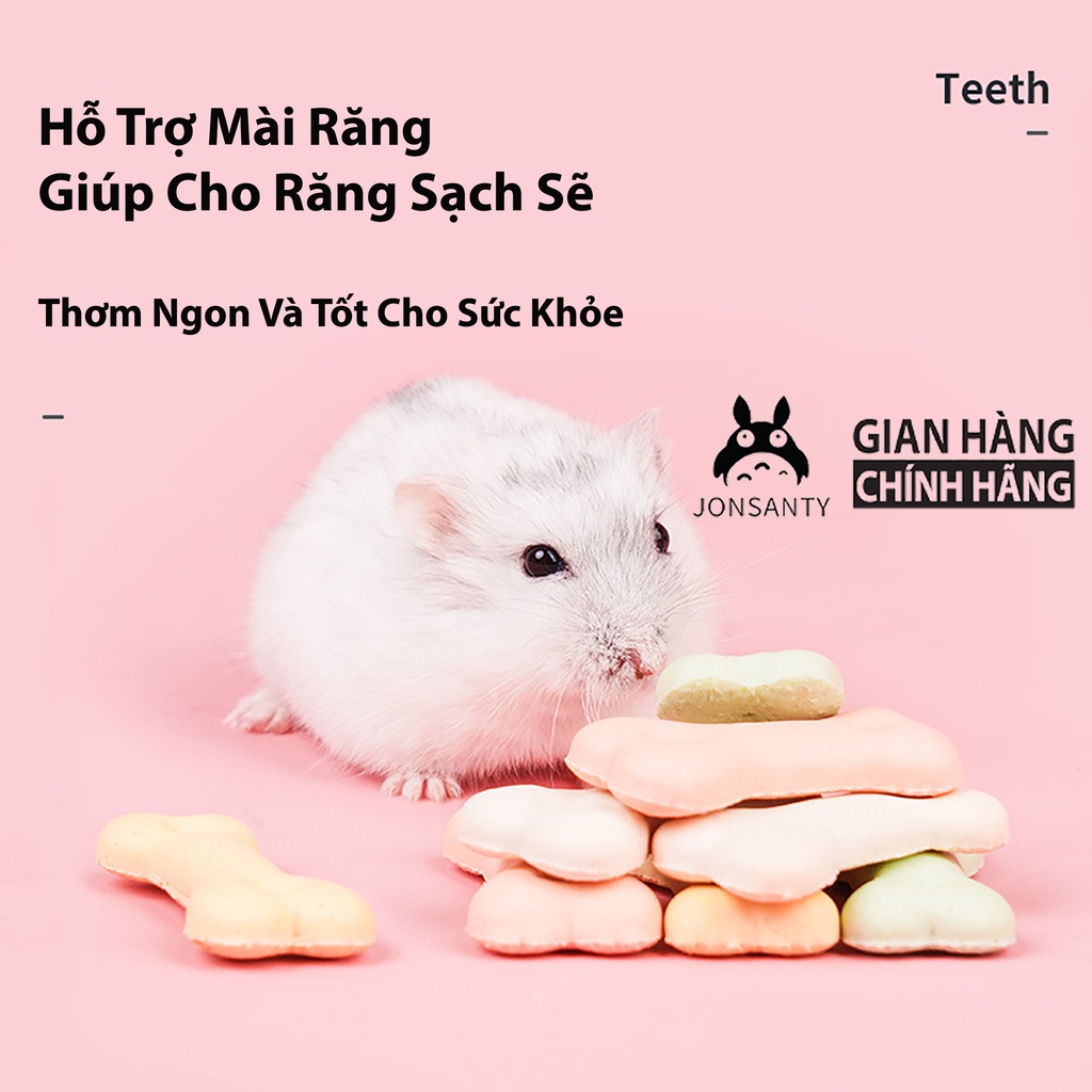 Bánh xương sữa cho hamster mài răng thú cưng nhỏ hãng JONSANTY cst010