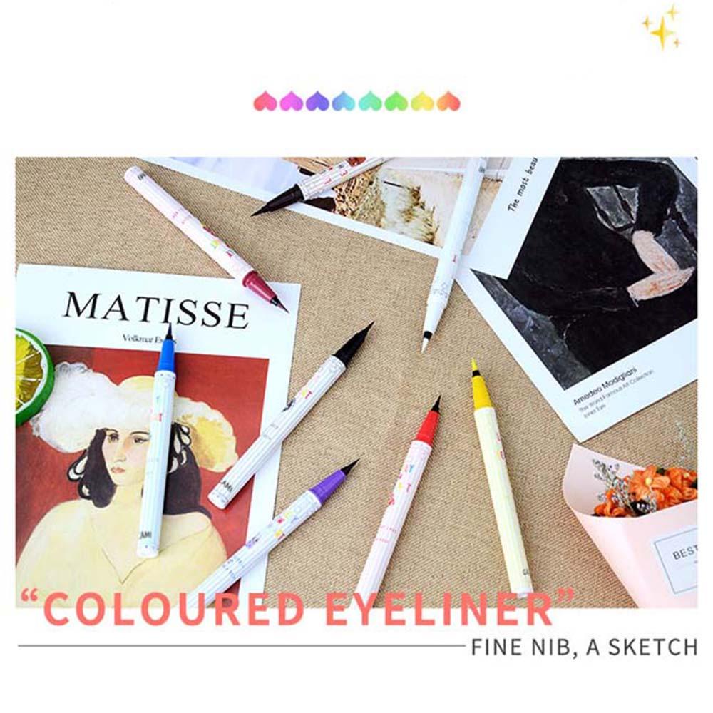 1 Bút Kẻ Mắt Dạng Lỏng Chống Nước Mau Khô Cho Người Mới Bắt Đầu