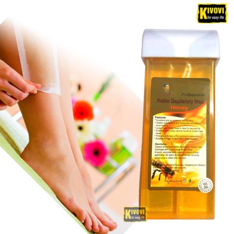 Sáp Wax Lông Nóng có đầu lăn, triệt lông toàn thân nhanh chóng