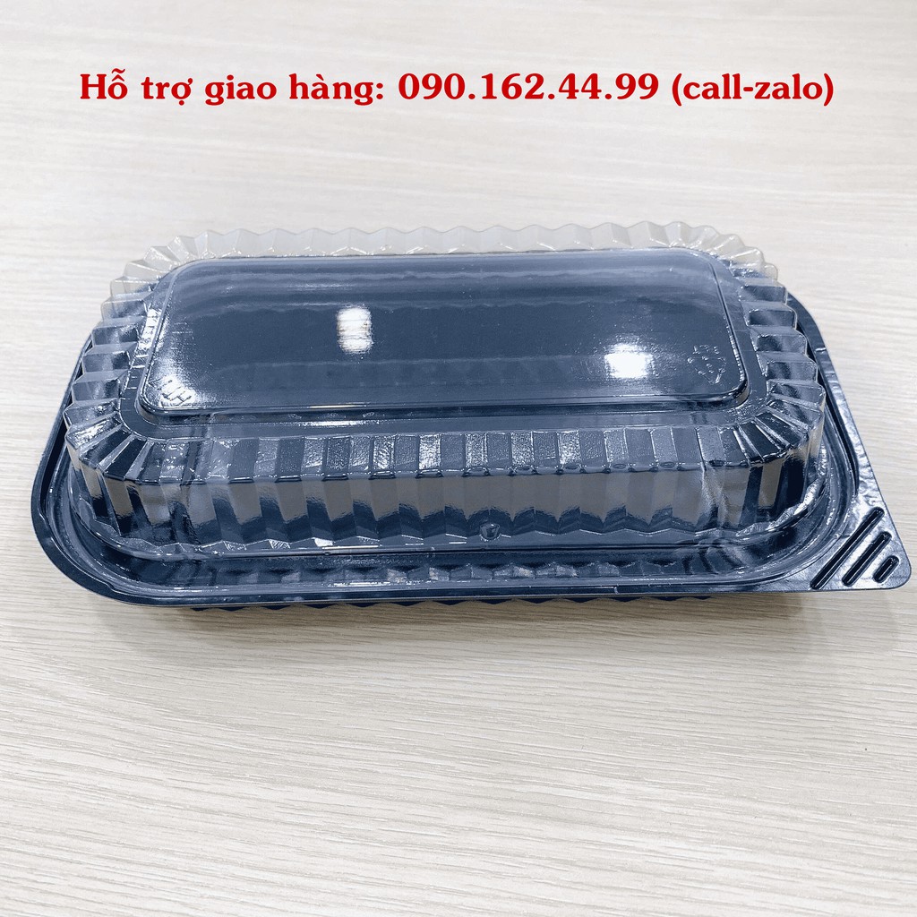 Hộp nhựa đế đen HT17 - 1 ngăn ( 500 bộ, giá 1,180đ/bộ )