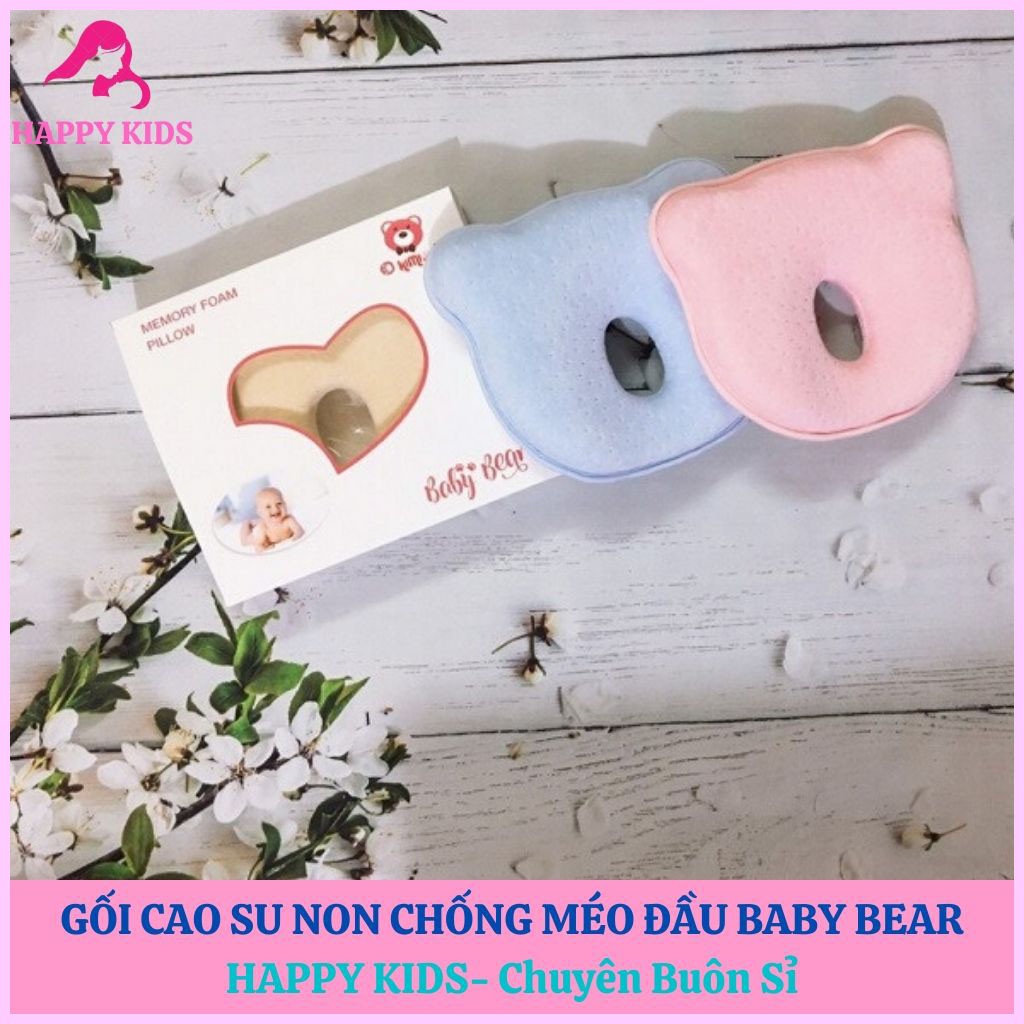 Gối cao su non chống méo đầu Baby Bear