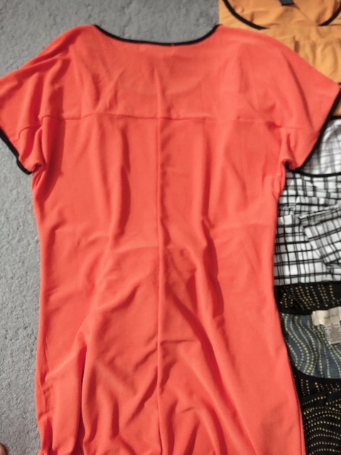 Đầm suông buộc nơ eo DIANA BELLE xuất dư xịn