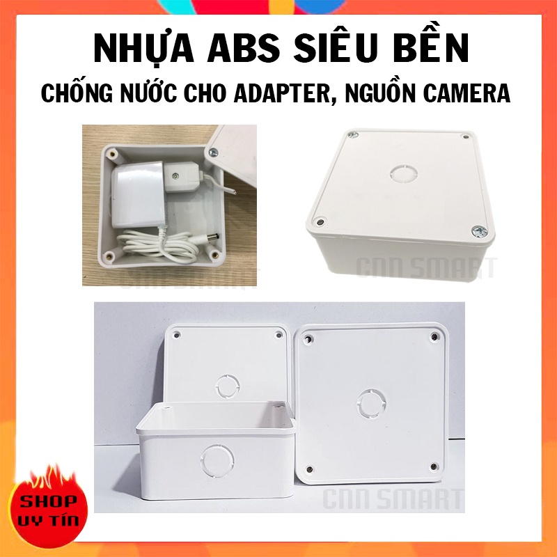 Hộp kỹ thuật đựng nguồn camera chống nước - Hộp kĩ thuật âm tường - Loại tốt có zen đồng