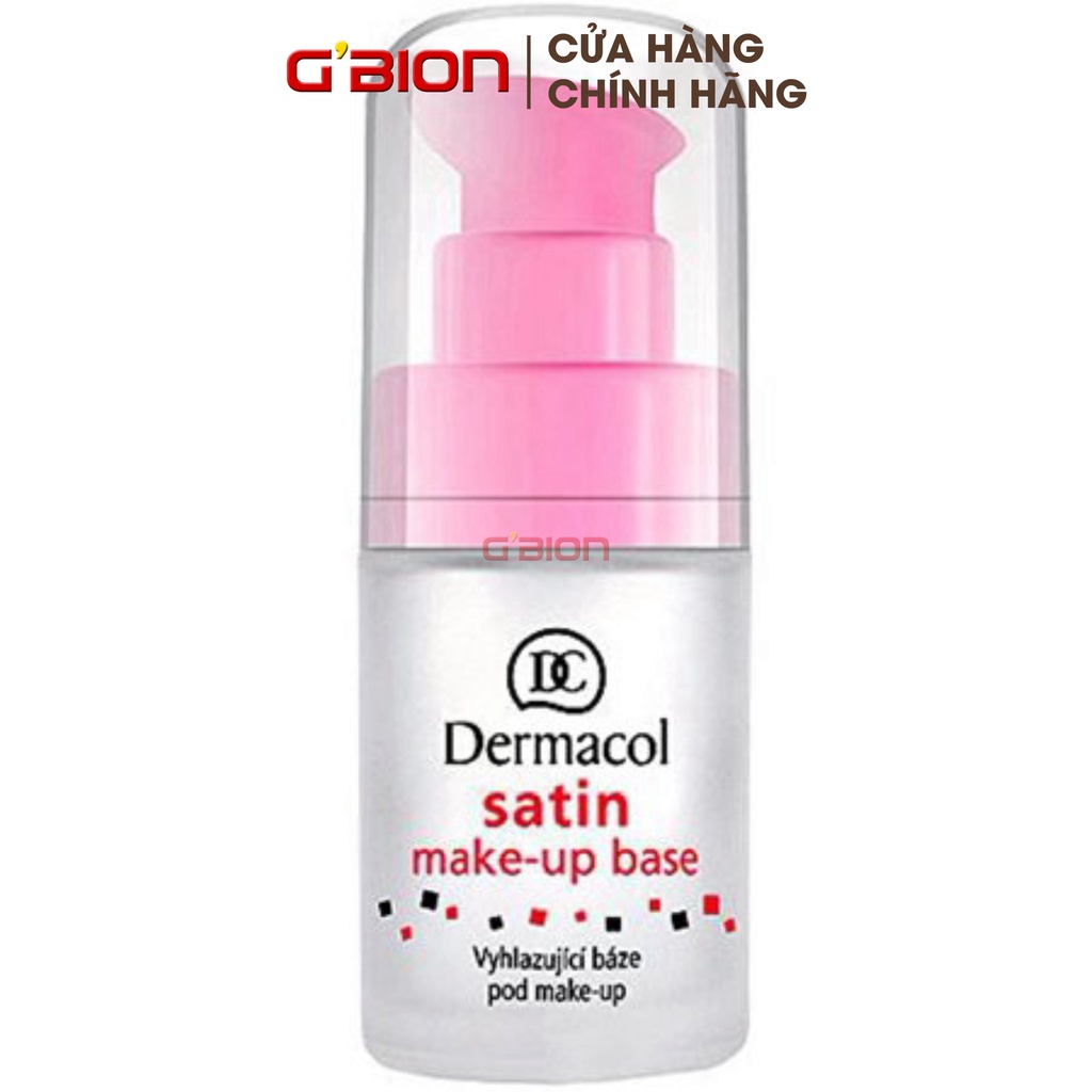 (gói mẫu Tester) Kem Lót Cho Da Khô Và Hỗn Hợp Dermacol Satin Make-Up Base 15ml