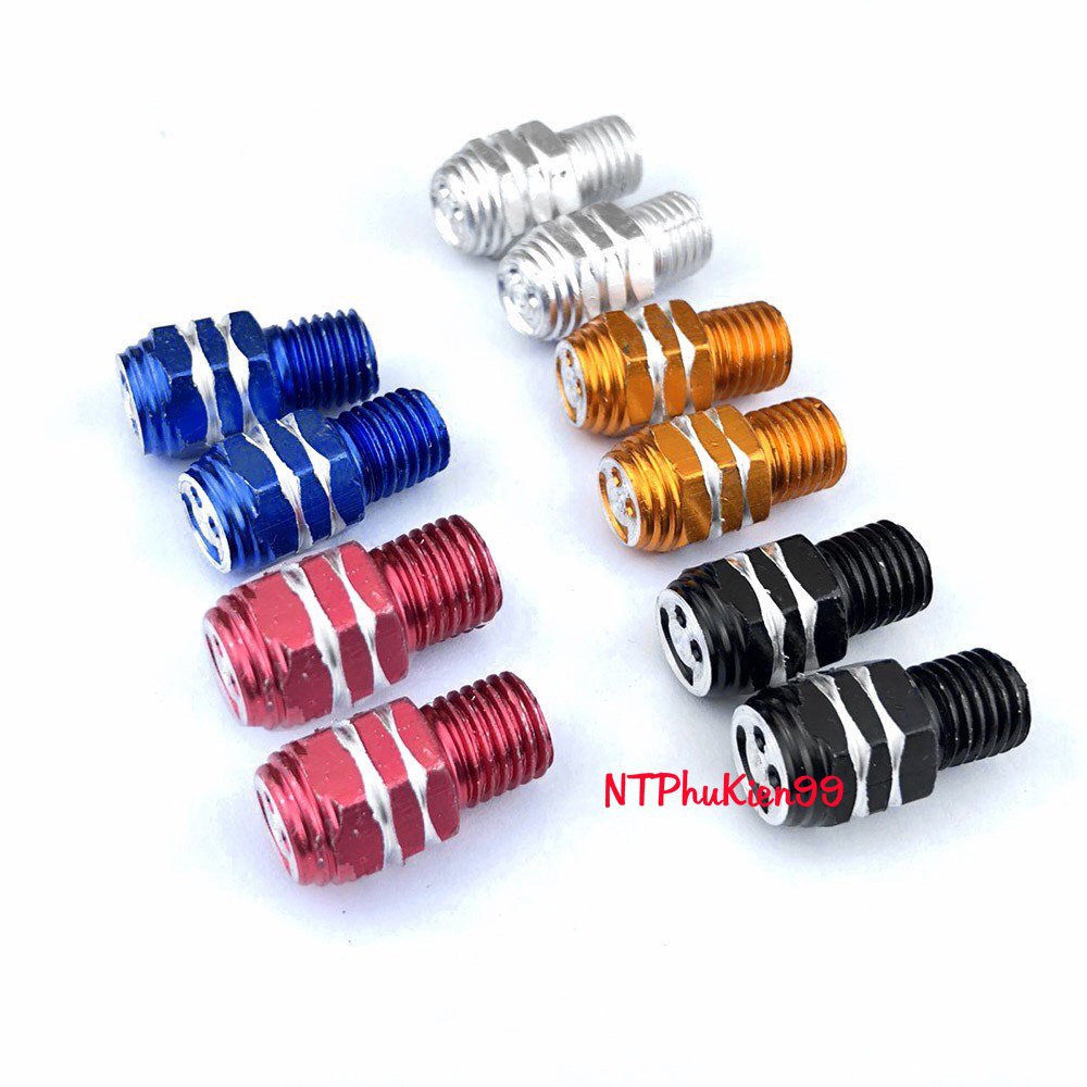 Ốc Mặt Cười Chân Gương Xe Máy [Đủ Màu] Giá 1 Đôi