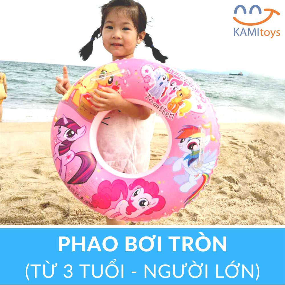 Phao bơi cho bé tập bơi hình Tròn (Cho Trẻ em và Người lớn) mã 50059