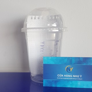 50 Ly nhựa PET D92 - 360ml Mỏng + Nắp