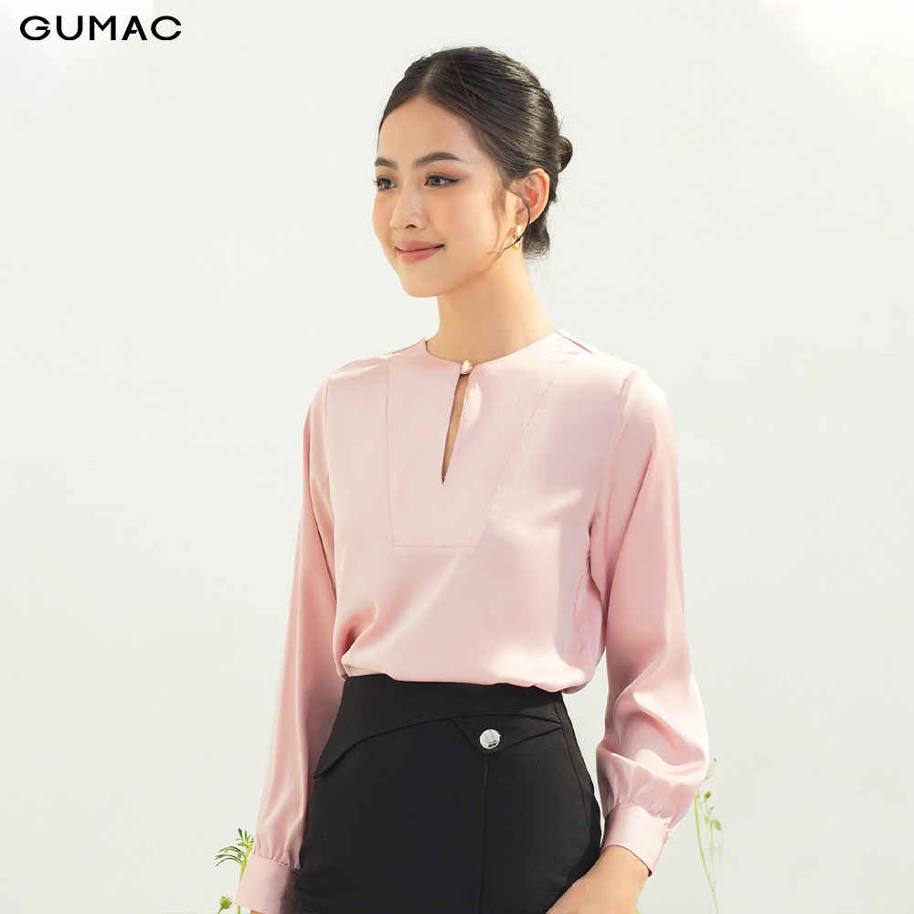[Mã WABRGUM giảm 10% tối đa 30K đơn 99K] Áo kiểu thời trang GUMAC tay dài AC03047