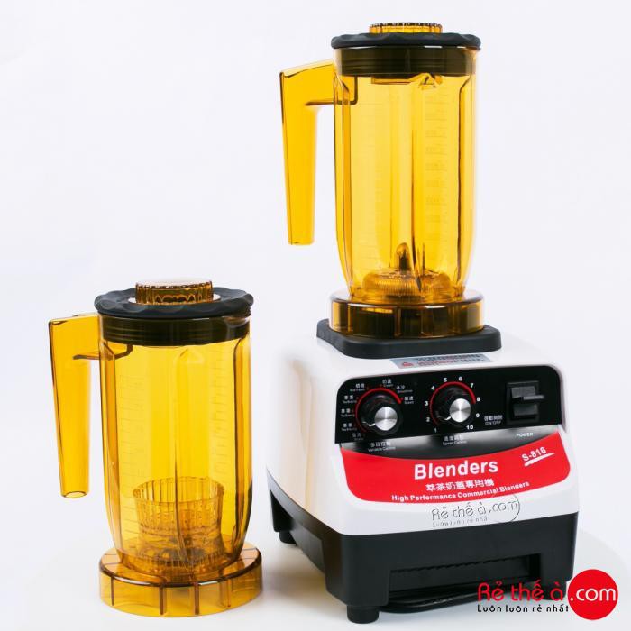 Máy đảo trà Blender 816 2 cối