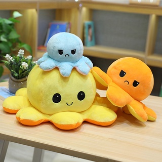 Gấu bông bạch tuộc cảm xúc siêu dễ thương size to 45cm, gấu ôm thú nhồi bông mềm mịn bạch tuộc
