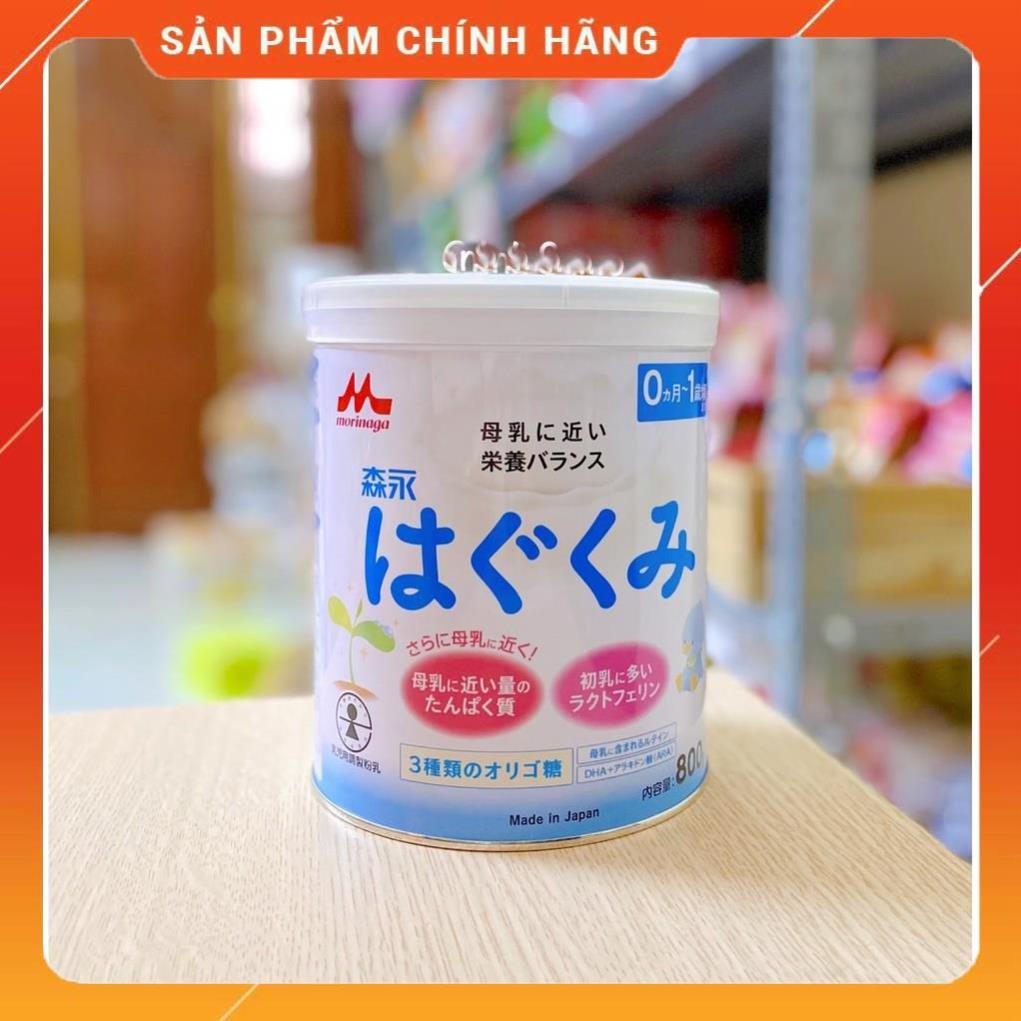 Hàng chuẩn Auth Sữa Morinaga nội địa Nhật số 0-1 và số 1-3 800gr (Date 1-2/2022)