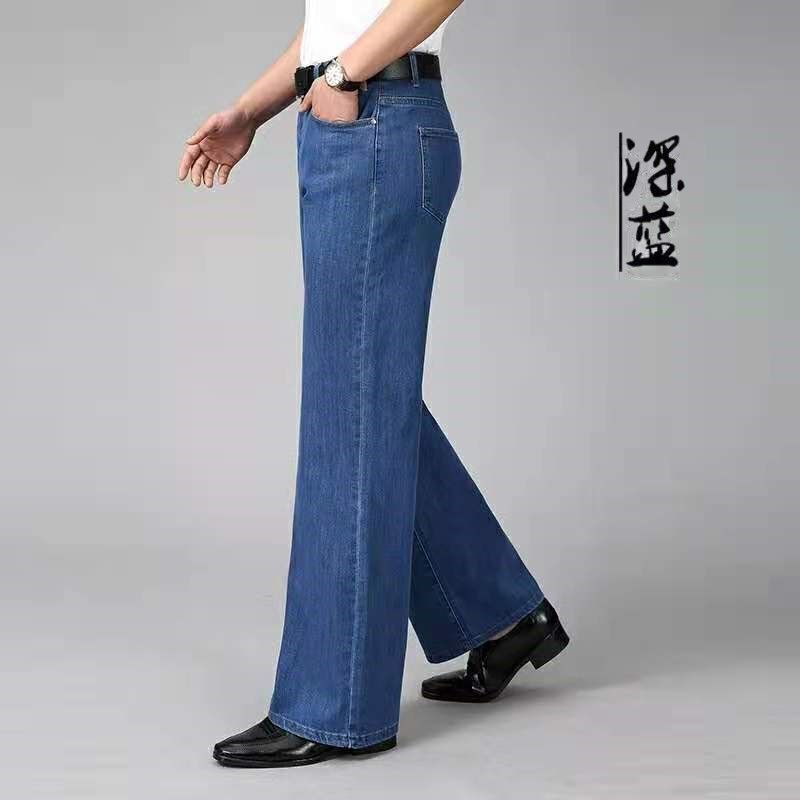 Quần Jean Nam Ống Rộng Mới Xuân Thu