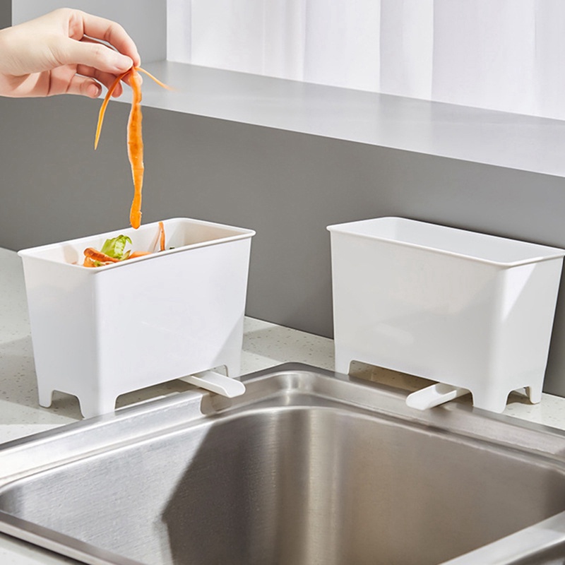 Thùng Đựng Rác Lọc Cặn Thức Ăn Thừa Để Bồn Rửa Nhà Bếp Tiện Dụng