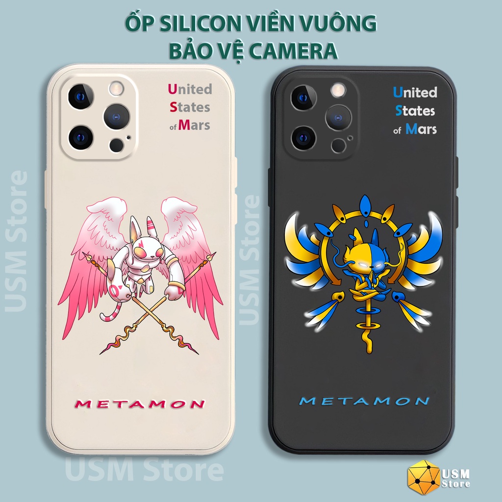 Ốp lưng iphone 11/11 Pro/11 Promax/12/12 Mini/12 Pro/12 Promax/13/13 Promax có viền bảo vệ camera, in hình Metamon