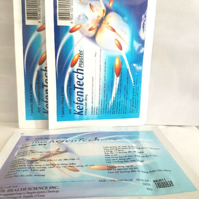Cao dán Hàn Quốc Kefentech hiệu quả viêm khớp, đau cơ  - Đông Anh Pharmart