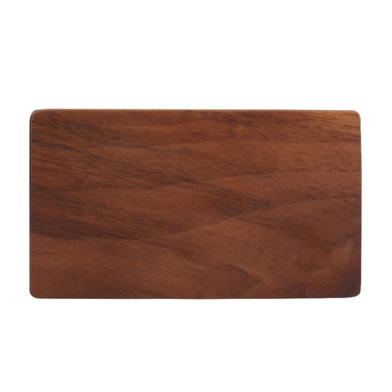 Flgo Hộp Đựng Danh Thiếp Danh Thiếp Từ Tính Màu Đen Óc Chó Trang Trí Bàn Làm