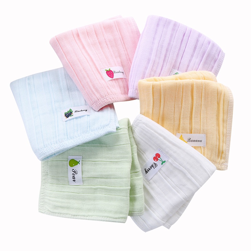𝗦𝗵𝗼𝗽 𝗠𝗲̣ 𝗕𝗼𝗯 𝟴𝟲 - Khăn mặt CAO CẤP cho bé và gia đình màu candy, Khăn bông nguyên chất mềm mại cho trẻ em [26x26cm]