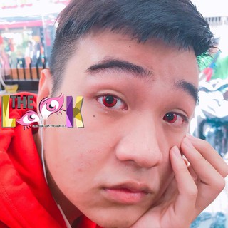 CONTACT LENS MÀU RED - GIÃN TRÒNG - CÓ ĐỘ