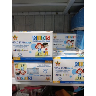 Khẩu trang y tế trẻ em - 4 lớp kháng khuẩn Famapro (Nam Anh) - Hộp 50 cái
