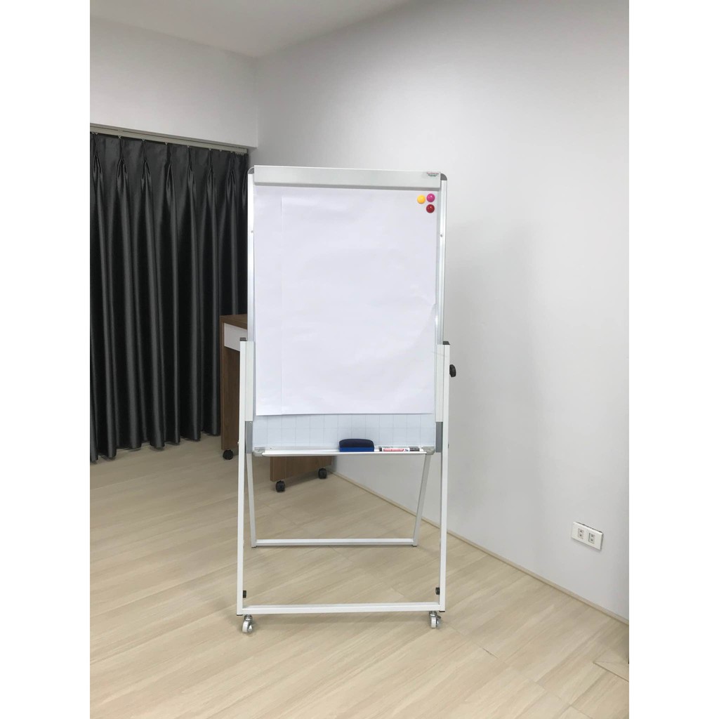 Bảng flipchart gấp gọn, KT:0.9x1.2m ( tặng kèm giấy, bông lau, bút) - Miễn Phí Ship trong nội thành HN