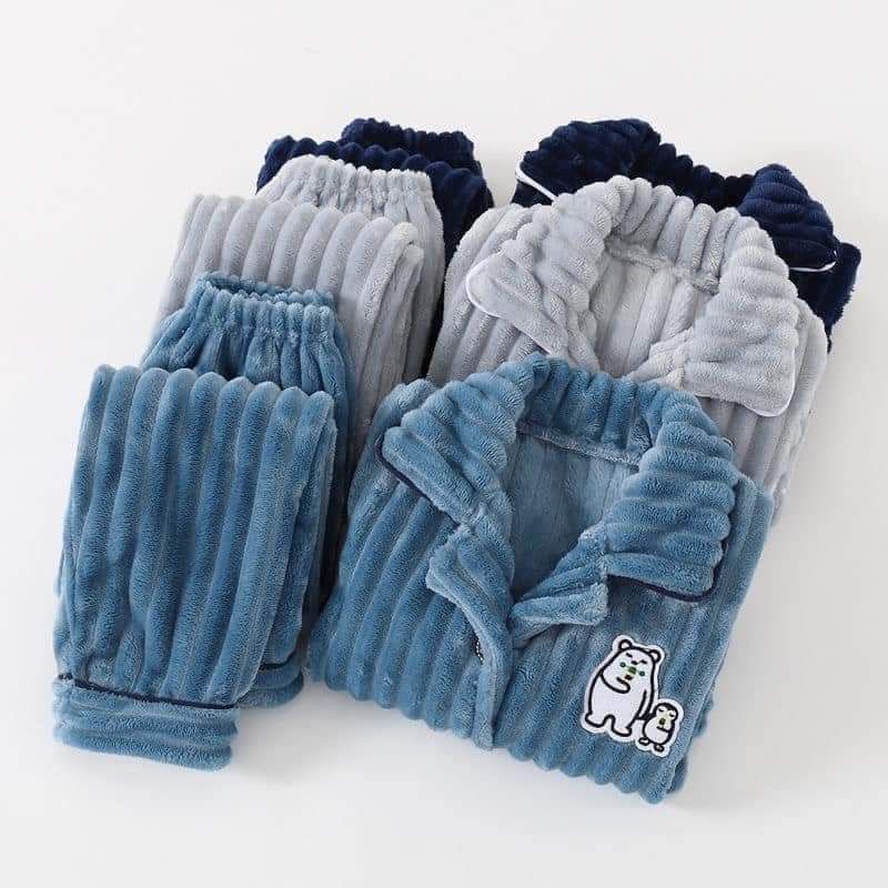 BỘ PIZAMA LÔNG NHUNG sz đại hàng QC