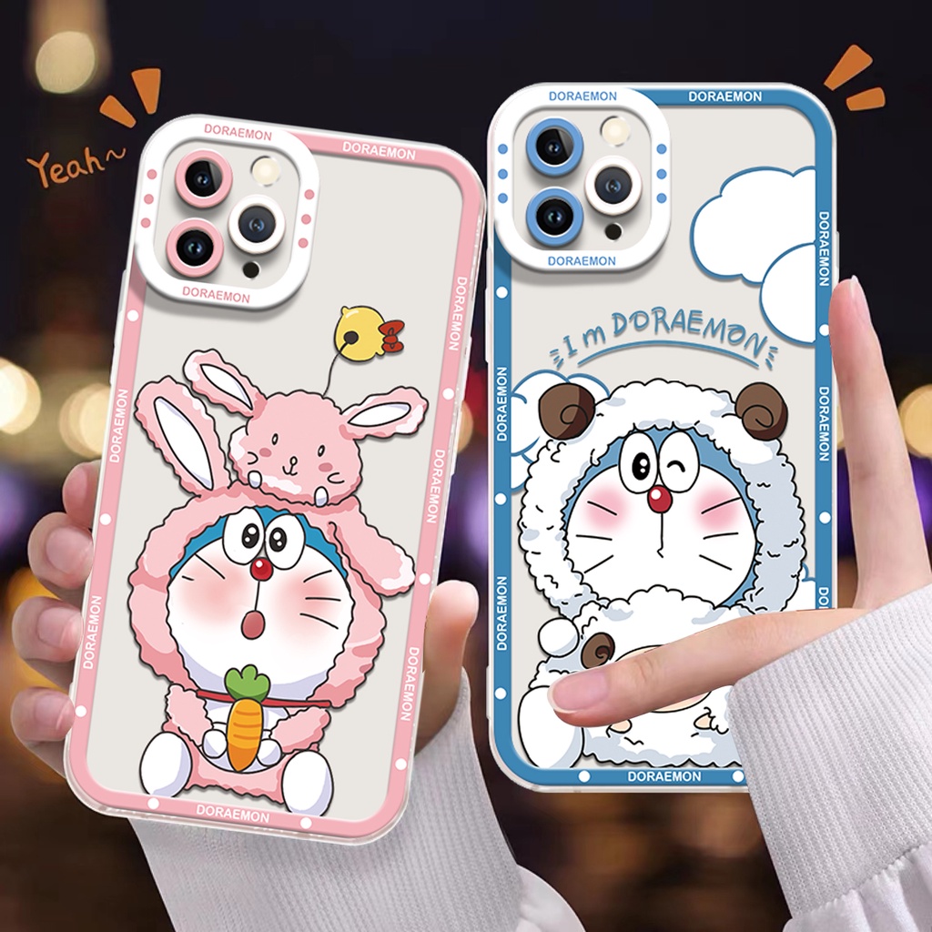 Ốp Điện Thoại Silicon TPU Mềm Trong Suốt In Họa Tiết Dễ Thương Cho IPhone 14 Pro Max 13 12 11 XS XR X 8 7 6S Plus