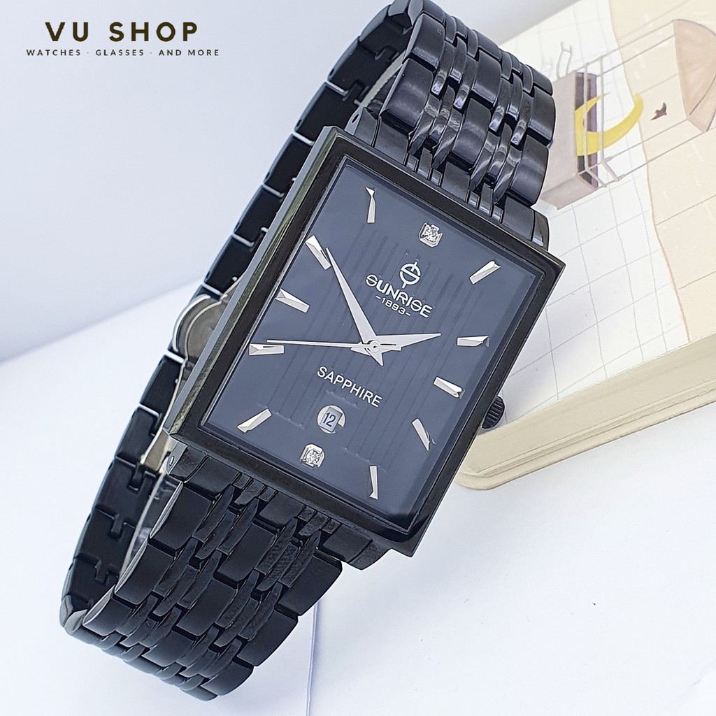 Đồng hồ nam SUNRISE 1190SA - Kính Sapphire