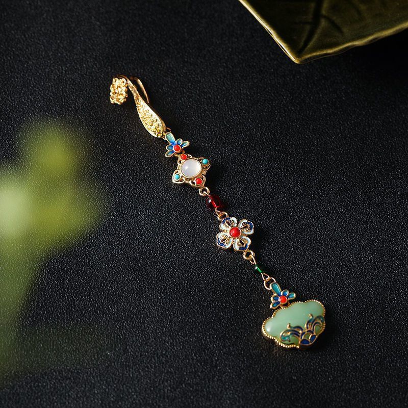 Mặt Dây Chuyền Hình Sườn Xám Phong Cách Trung Hoa Cổ Điển