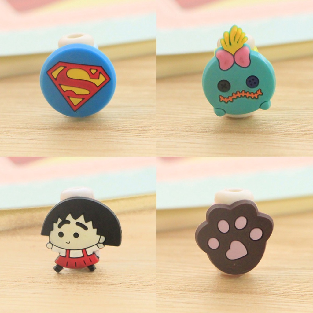 Phụ Kiện Bảo Vệ Đầu Dây Cáp Sạc Chống Gãy Hình Hoạt Hình Dễ Thương