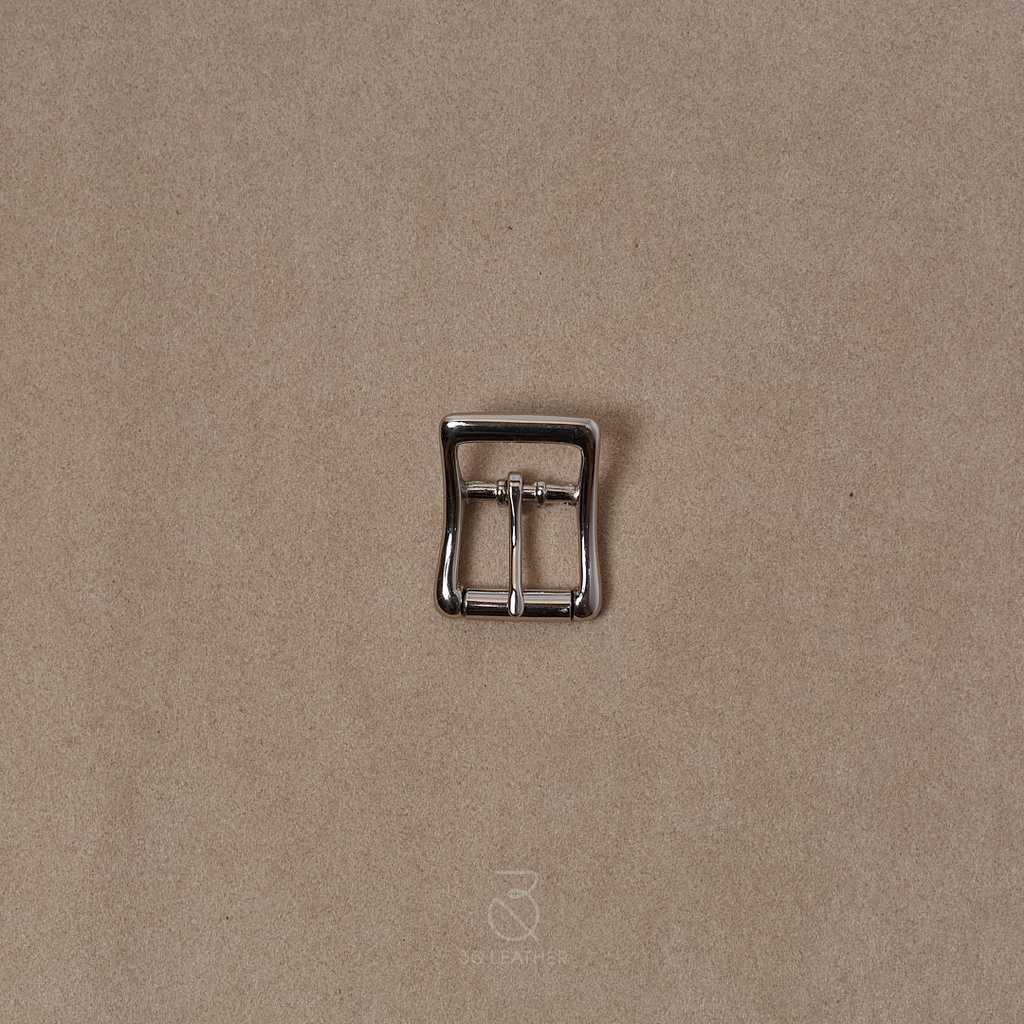 Mặt dây lưng Nam Nữ màu Bạc, mã MDL107, size 19mm, chất liệu đồng thau, mặt thắt lưng nam