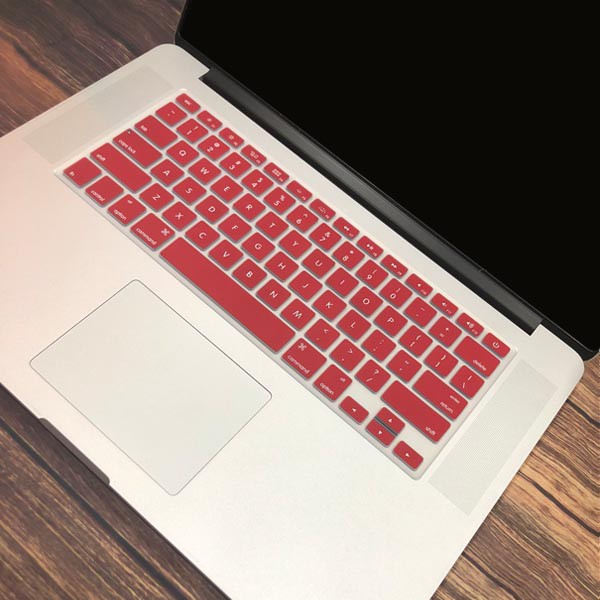 Combo Case ,Ốp + Phủ Phím Macbook Đỏ Booc Đô (Tặng Kèm Nút Chống Bụi + Chống gãy đầu dây sạc )