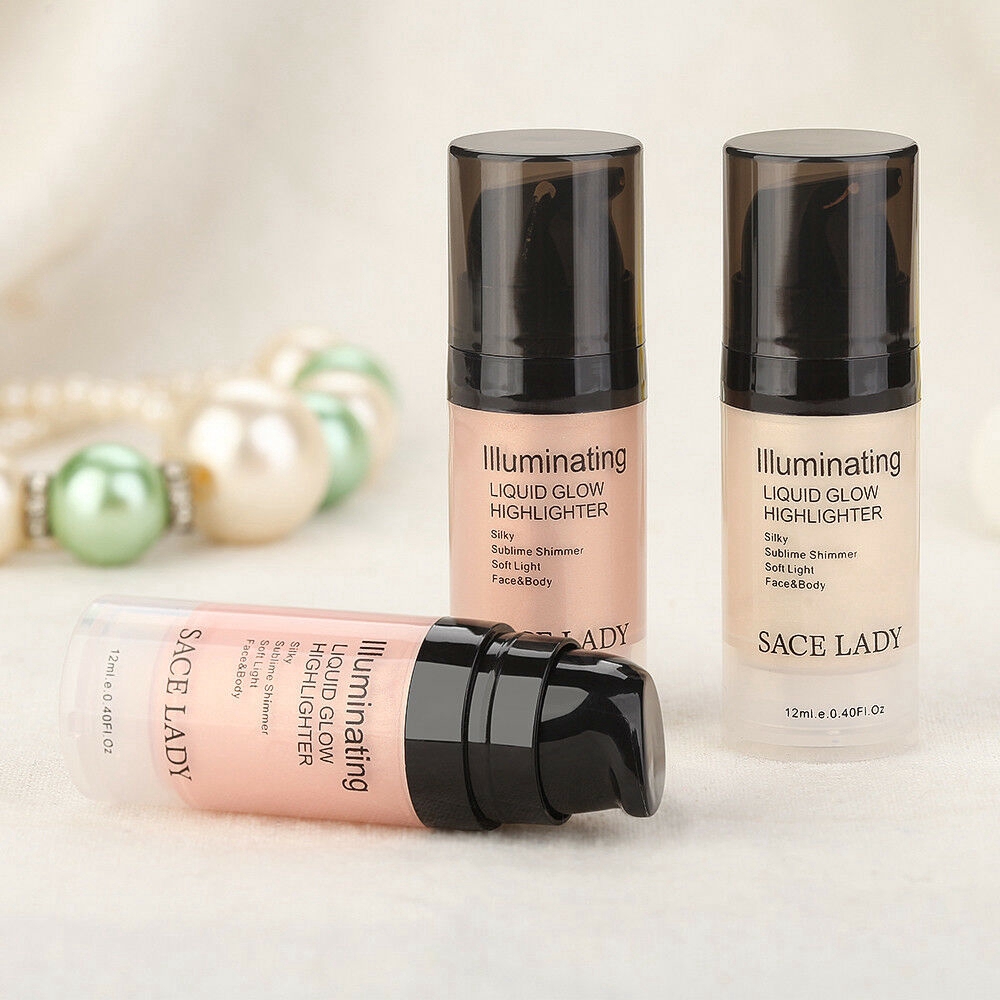 [Hàng mới về] Phấn bắt sáng dạng lỏng tạo lớp trang điểm thu hút cho người mới bắt đầu thương hiệu Sace Lady 12ml