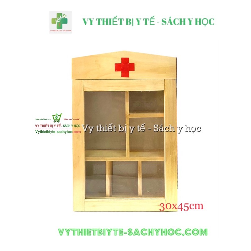 Tủ thuốc y tế 30x45cm có mái chèo