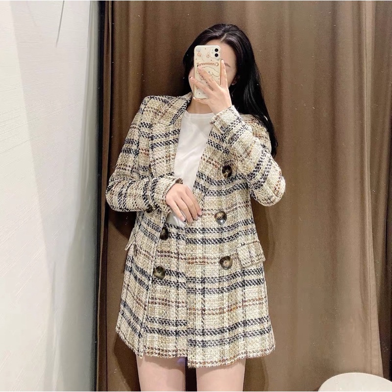 Áo khoác dạ hàng xuất Zara