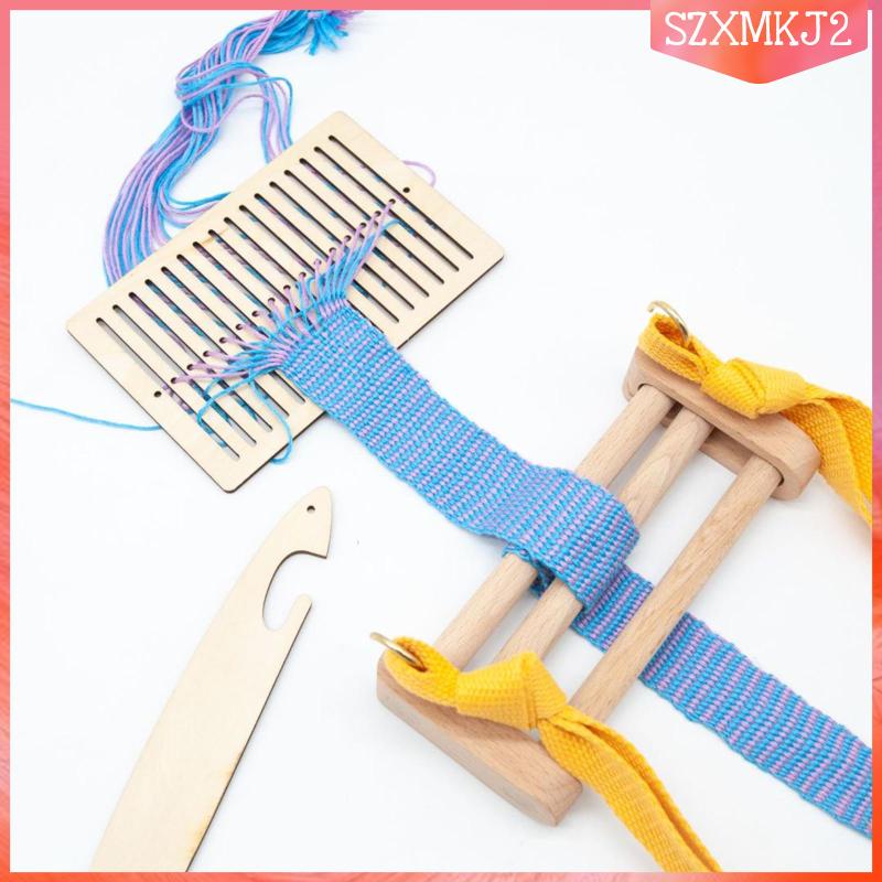 Giá Đỡ Dệt [szxmkj2] Dụng Cụ Đan Len Cho Trẻ Em Mới Bắt Đầu
