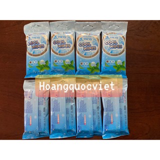 [Chính hãng] Khăn ướt chăm sóc da Fressi Care Cool gói 10 miếng