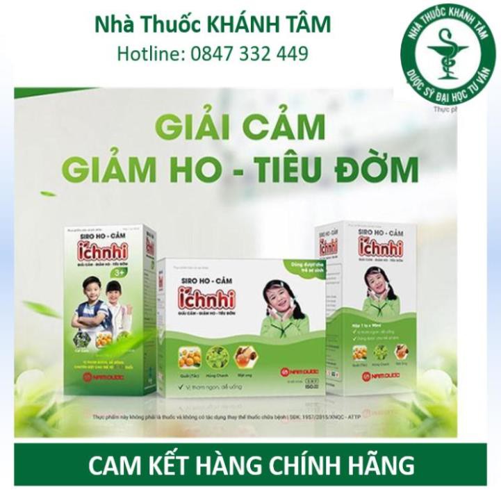 ! Siro ho cảm Ích Nhi - Siro ho Ích Nhi 3+ - Không đường ! !