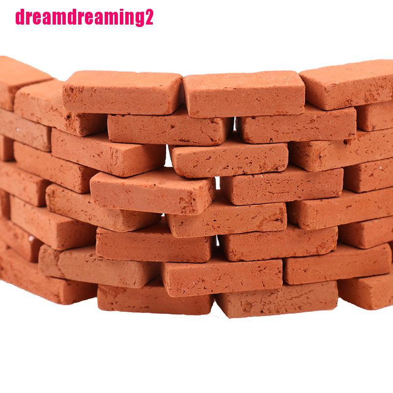 Bộ 50 Mô Hình Gạch Thu Nhỏ Tỉ Lệ 1 / 16 Dùng Để Trang Trí Tiểu Cảnh