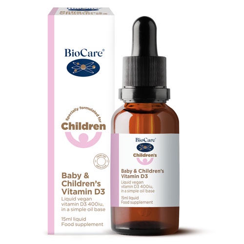 Vitamin D3 Biocare cho trẻ sơ sinh & trẻ em 15ml