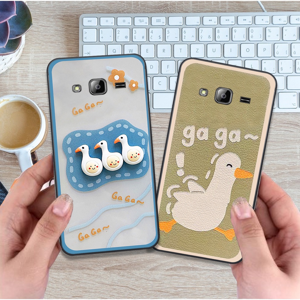Ốp Samsung J310 / J3 2016 bộ hình cute dễ thương gấu thỏ xinh xắn vẽ tay lạ mắt