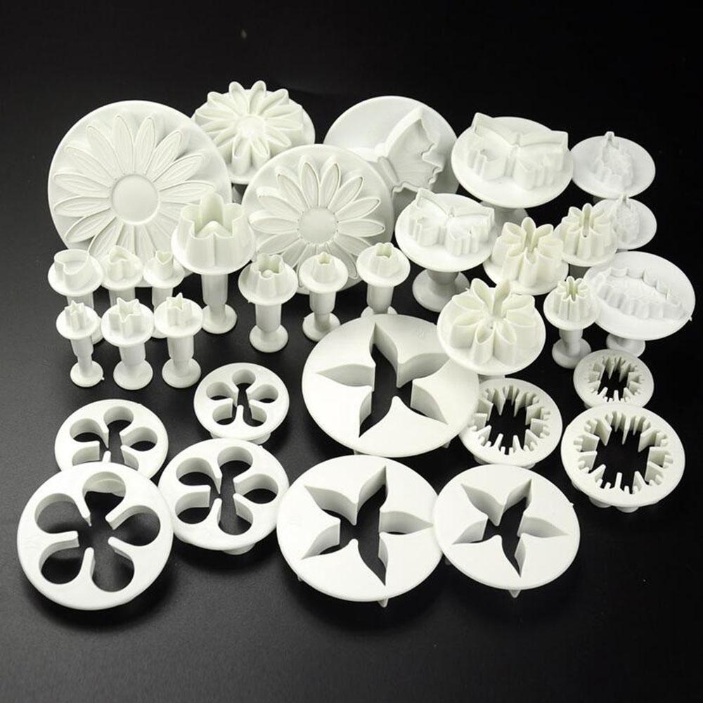 KUNHEV Set 33 Khuôn Cắt Tạo Hình Trang Trí Bánh Kem Mẫu Mới